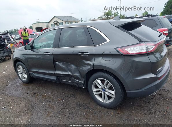 2FMPK4J9XHBC40269 2017 FORD EDGE Gray Widok z przodu