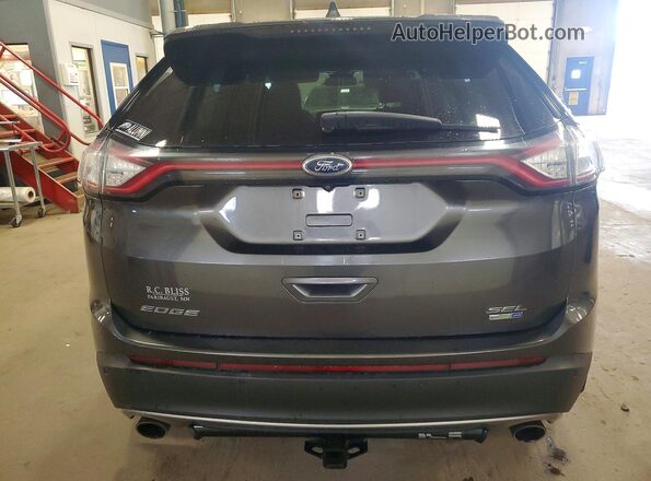 2FMPK4J9XJBB90950 2018 FORD EDGE Gray Հետևի տեսք