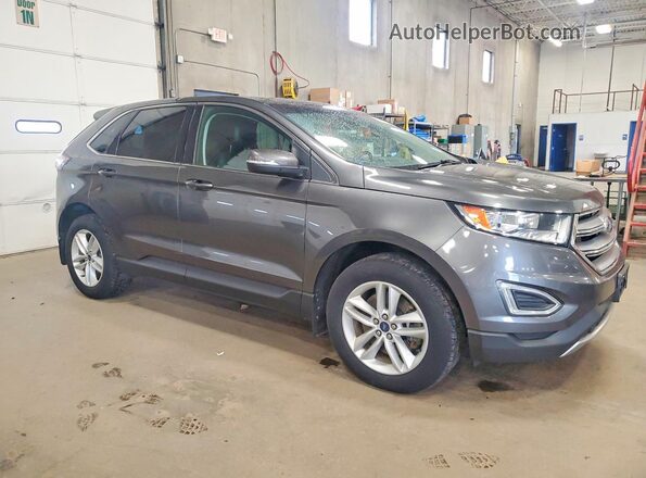 2FMPK4J9XJBB90950 2018 FORD EDGE Gray Առջևի աջ