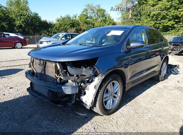 2FMPK4J9XJBC39970 2018 FORD EDGE Blue Przód lewy