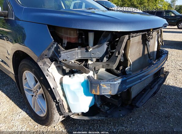 2FMPK4J9XJBC39970 2018 FORD EDGE Blue Widok z przodu