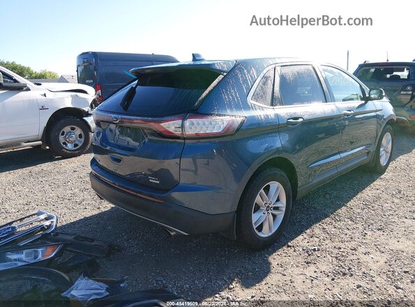 2FMPK4J9XJBC39970 2018 FORD EDGE Blue Tył prawy