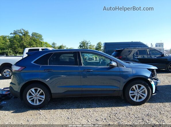 2FMPK4J9XJBC39970 2018 FORD EDGE Blue Widok wnętrza 360 stopni