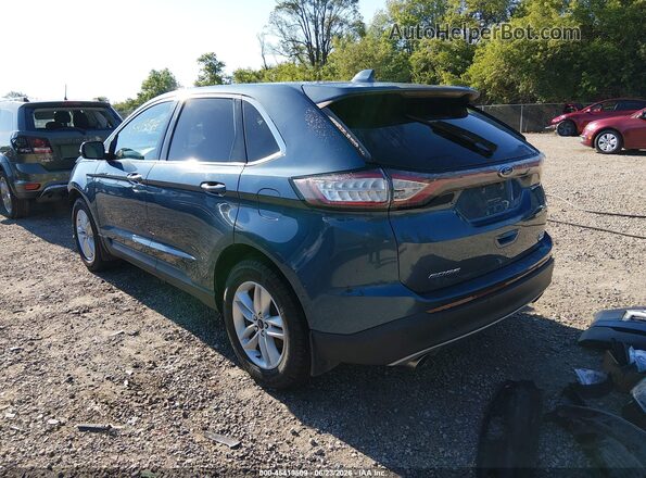 2FMPK4J9XJBC39970 2018 FORD EDGE Blue Tył lewy