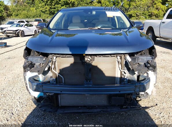 2FMPK4J9XJBC39970 2018 FORD EDGE Blue Widok wnętrza z tyłu