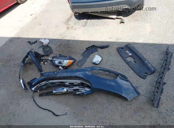 2FMPK4J9XKBB31799 2019 FORD EDGE Blue Вид щитка приладів