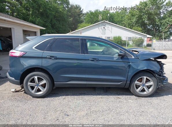 2FMPK4J9XKBB31799 2019 FORD EDGE Blue Панорамний вид салону 360°