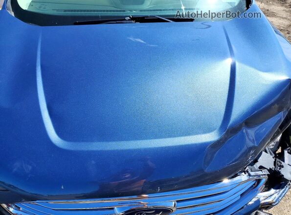 2FMPK4J9XKBB60929 2019 FORD EDGE Blue Вид підкапотного простору