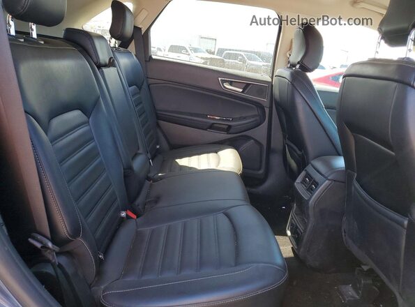 2FMPK4J9XKBB60929 2019 FORD EDGE Blue Вид задньої частини салону