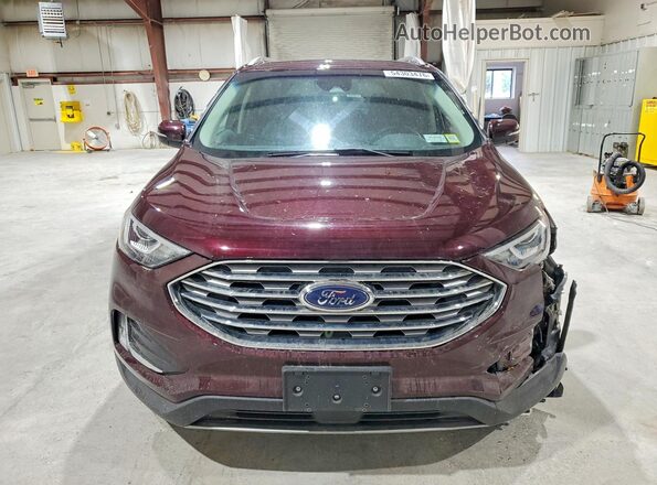 2FMPK4J9XKBC59024 2019 FORD EDGE Burgundy Դիմացի տեսք