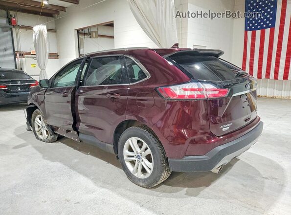 2FMPK4J9XKBC59024 2019 FORD EDGE Burgundy Հետևի ձախ