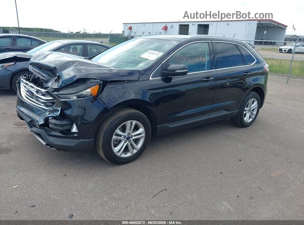 2FMPK4J9XKBC60075 2019 FORD EDGE Black Передня ліва чверть