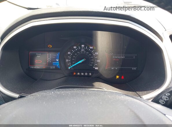 2FMPK4J9XKBC60075 2019 FORD EDGE Black Вид задніх сидінь