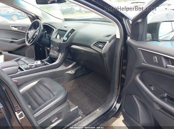 2FMPK4J9XKBC60075 2019 FORD EDGE Black Вид салону спереду
