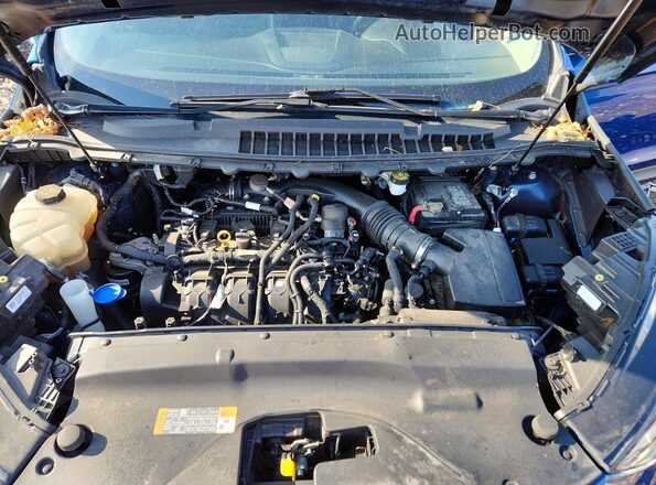 2FMPK4J9XLBA18842 2020 FORD EDGE Blue ძრავის განყოფილების ხედი