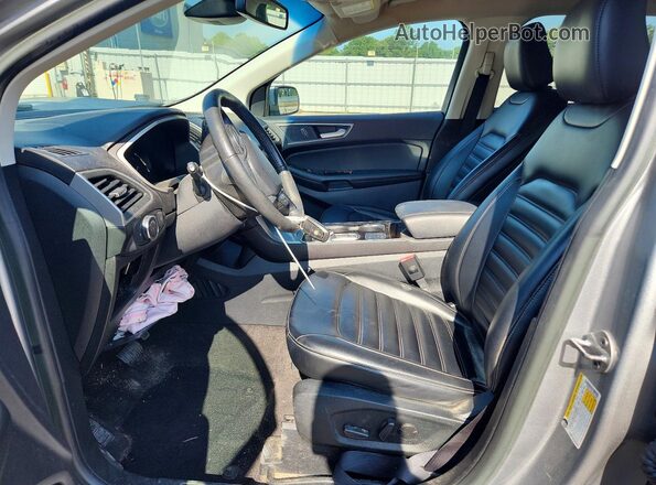 2FMPK4J9XLBA73887 2020 FORD EDGE Серебряный Вид салона спереди