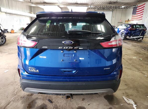 2FMPK4J9XMBA06014 2021 FORD EDGE Blue Հետևի տեսք