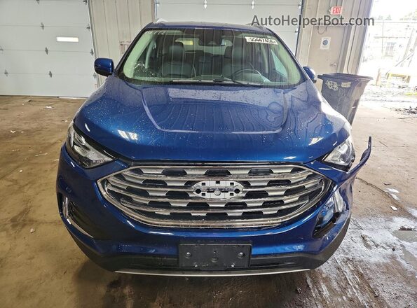 2FMPK4J9XMBA06014 2021 FORD EDGE Blue Դիմացի տեսք