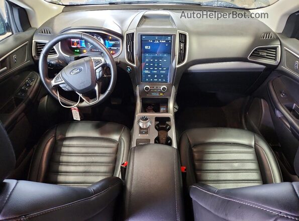 2FMPK4J9XMBA06014 2021 FORD EDGE Blue Առջևի վահանակի տեսք