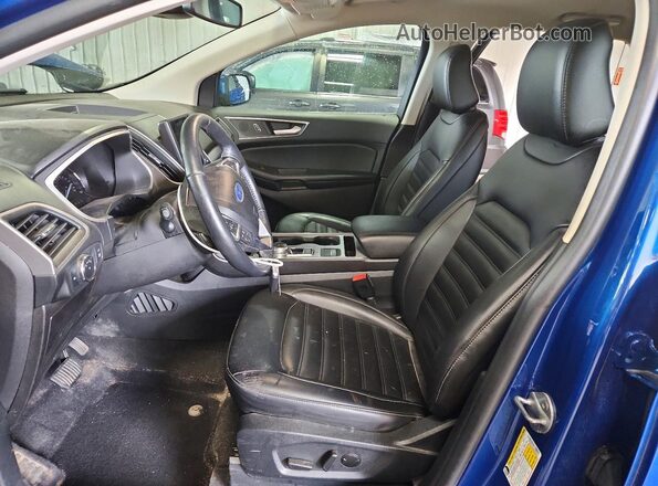 2FMPK4J9XMBA06014 2021 FORD EDGE Blue Սալոնի դիմացի տեսք