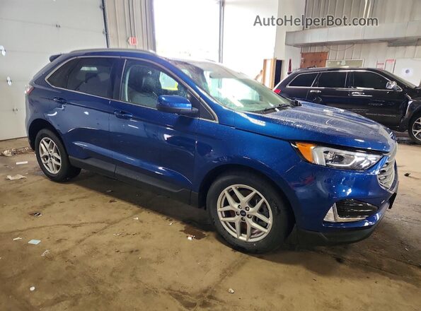 2FMPK4J9XMBA06014 2021 FORD EDGE Blue Առջևի աջ