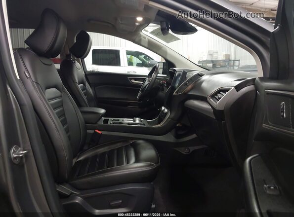 2FMPK4J9XNBA11425 2022 FORD EDGE Серый Вид салона спереди