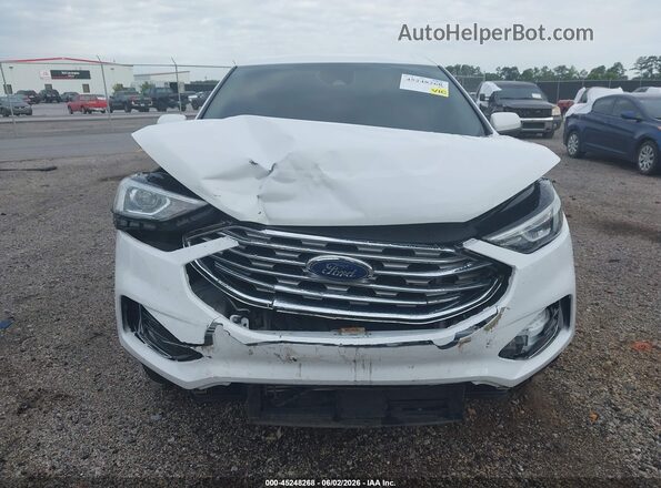 2FMPK4J9XNBA32453 2022 FORD EDGE Белый Вид щитка приборов