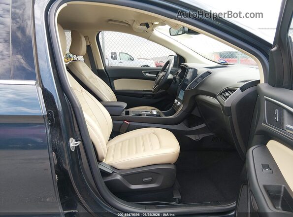 2FMPK4J9XNBA88134 2022 FORD EDGE Blue Вид салону спереду