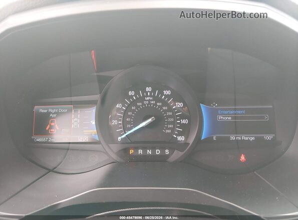 2FMPK4J9XNBA88134 2022 FORD EDGE Blue Вид задніх сидінь