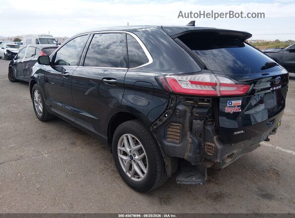 2FMPK4J9XNBA88134 2022 FORD EDGE Blue Задня ліва чверть