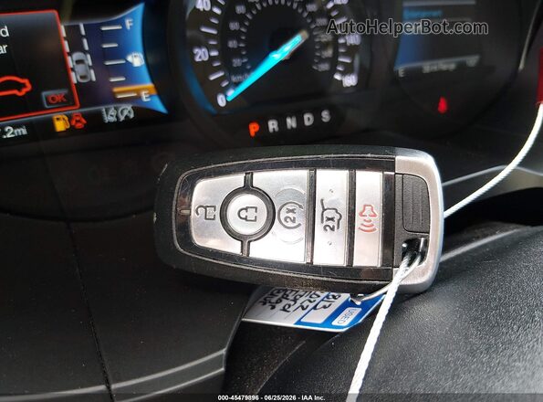 2FMPK4J9XNBA88134 2022 FORD EDGE Blue Вид панелі приладів