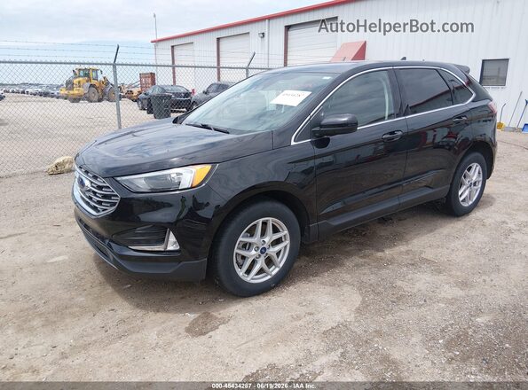 2FMPK4J9XNBA89641 2022 FORD EDGE Black Առջևի ձախ երեք քառորդ տեսարան