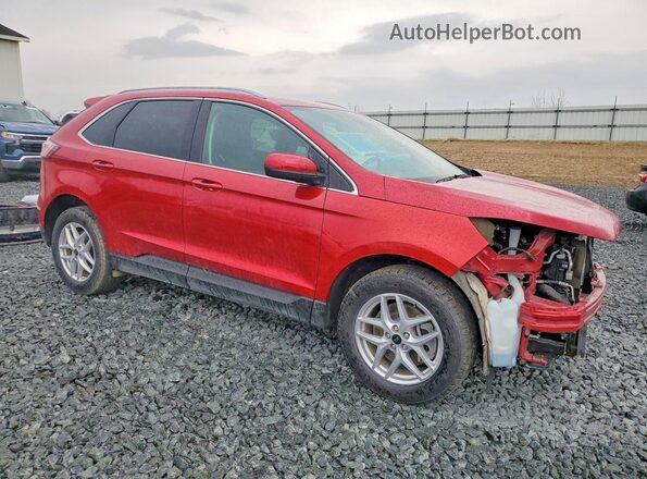 2FMPK4J9XRBA20129 2024 FORD EDGE Red Передня права чверть