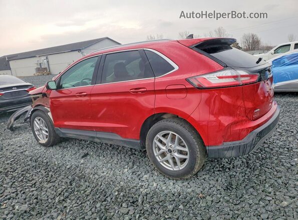 2FMPK4J9XRBA20129 2024 FORD EDGE Red Задня ліва чверть