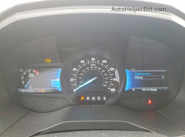 2FMPK4J9XRBA20129 2024 FORD EDGE Red Вид щитка приладів