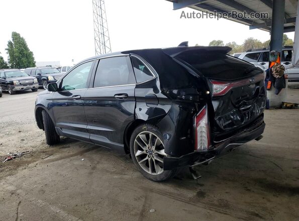 2FMPK4K80JBB73256 2018 FORD EDGE Black Trasero izquierdo