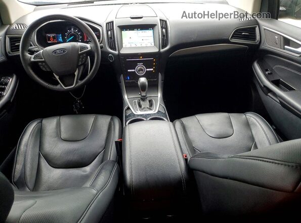 2FMPK4K80JBB73256 2018 FORD EDGE Black Vista del salpicadero
