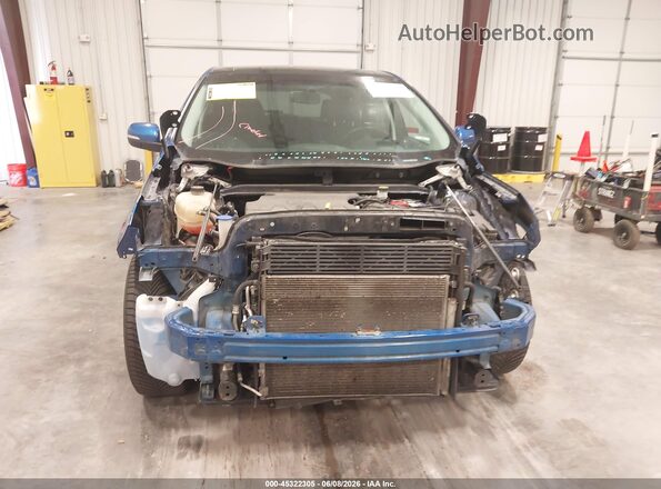 2FMPK4K80JBC02089 2018 FORD EDGE Blue Front view