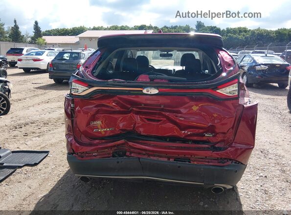 2FMPK4K80JBC44486 2018 FORD EDGE Red 