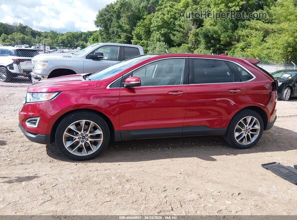 2FMPK4K80JBC44486 2018 FORD EDGE Red 
