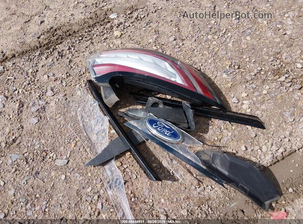 2FMPK4K80JBC44486 2018 FORD EDGE Red Instrument cluster view