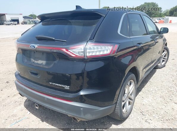 2FMPK4K81GBC07942 2016 FORD EDGE Black Trasero derecho