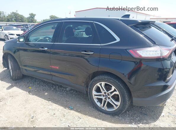2FMPK4K81GBC07942 2016 FORD EDGE Black Vista interior de 360 grados