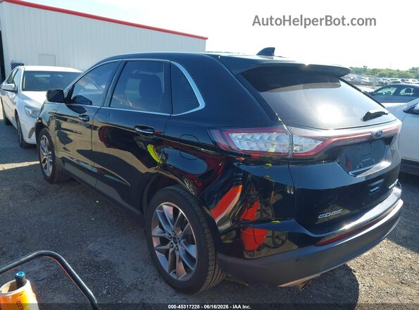 2FMPK4K81HBB72322 2017 FORD EDGE Black Задня ліва чверть