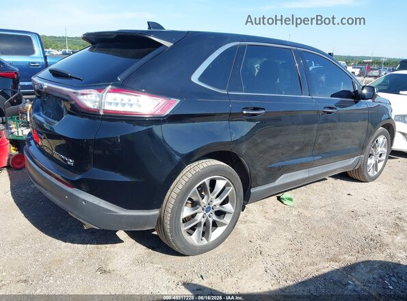 2FMPK4K81HBB72322 2017 FORD EDGE Black Задня права чверть