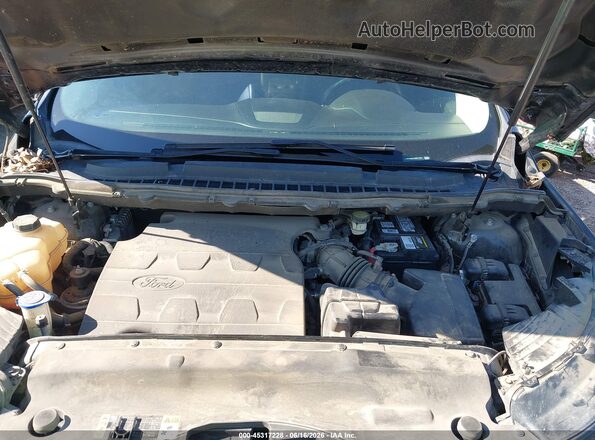 2FMPK4K81HBB72322 2017 FORD EDGE Black Вид ззаду