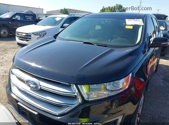 2FMPK4K81HBB72322 2017 FORD EDGE Black Вид спереду
