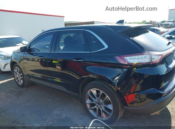 2FMPK4K81HBB72322 2017 FORD EDGE Black Панорамний вид салону 360°