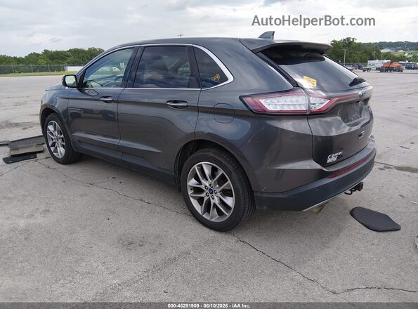 2FMPK4K81HBC21499 2017 FORD EDGE Gray Rear left