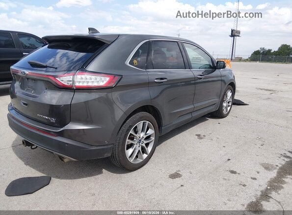 2FMPK4K81HBC21499 2017 FORD EDGE Gray Rear right